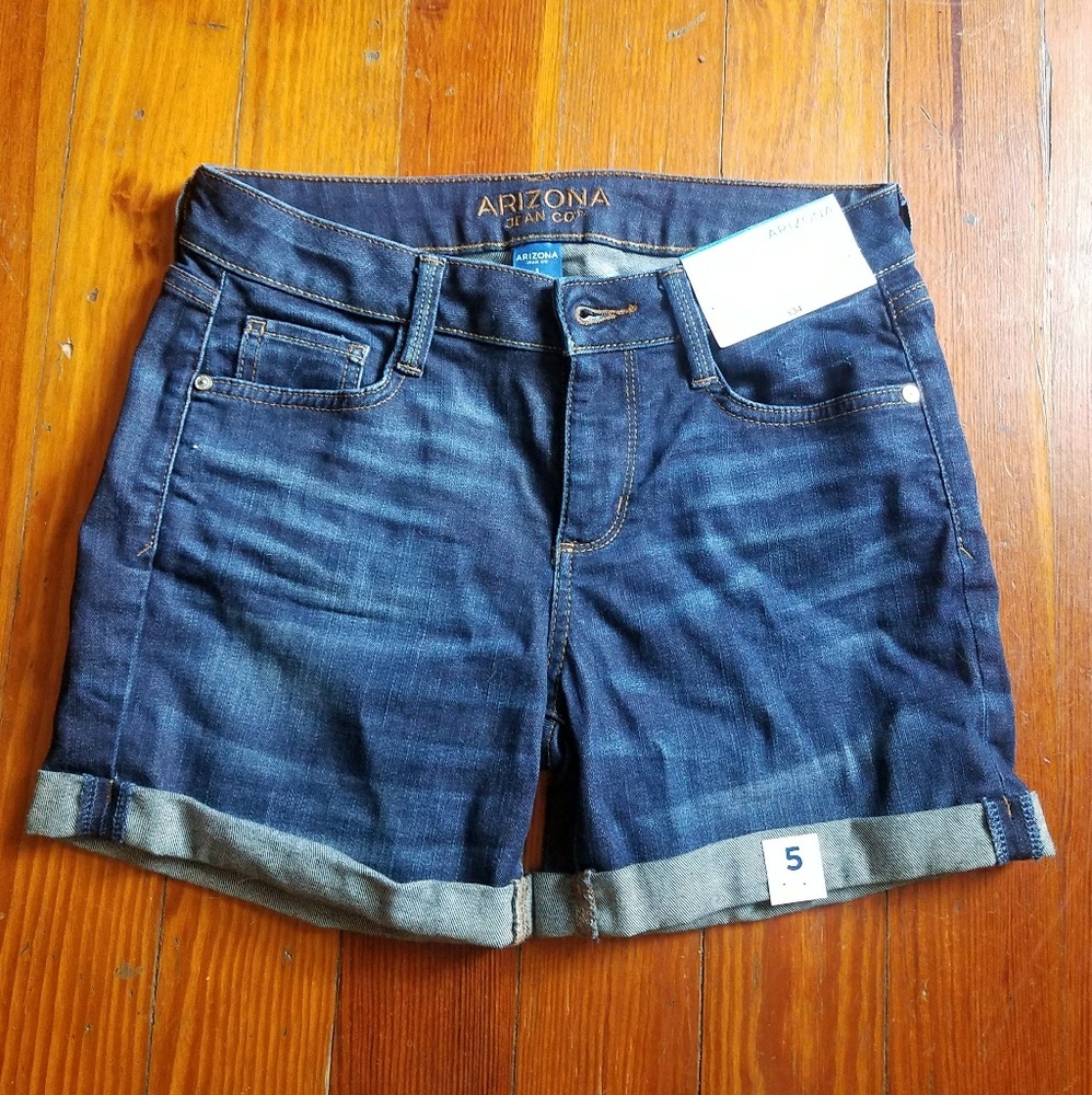 NWT Blue Denim Shorts Arizona Juniors